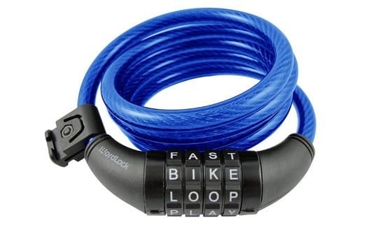 Wordlock bike lock